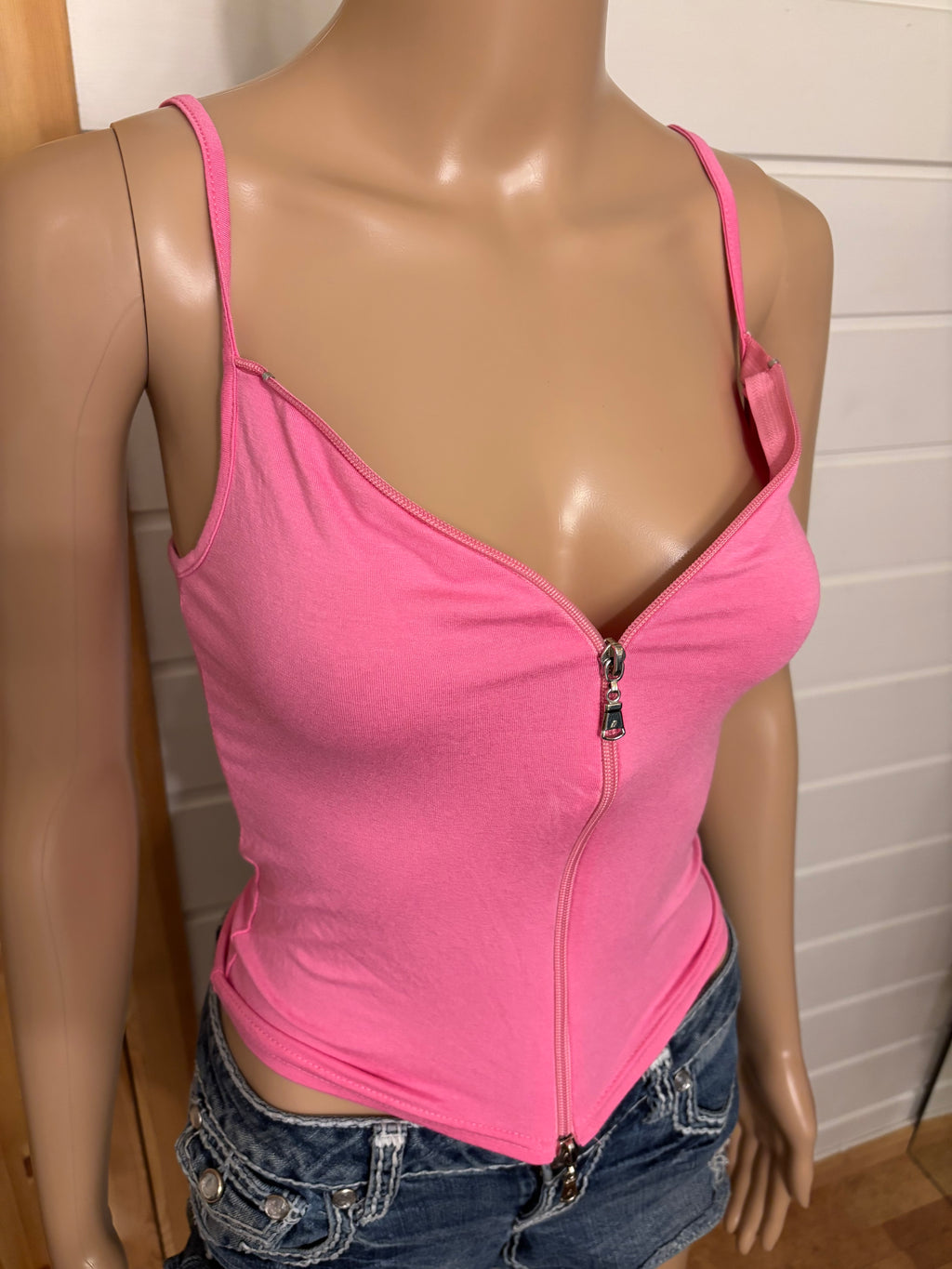 Rosa Zip Topp