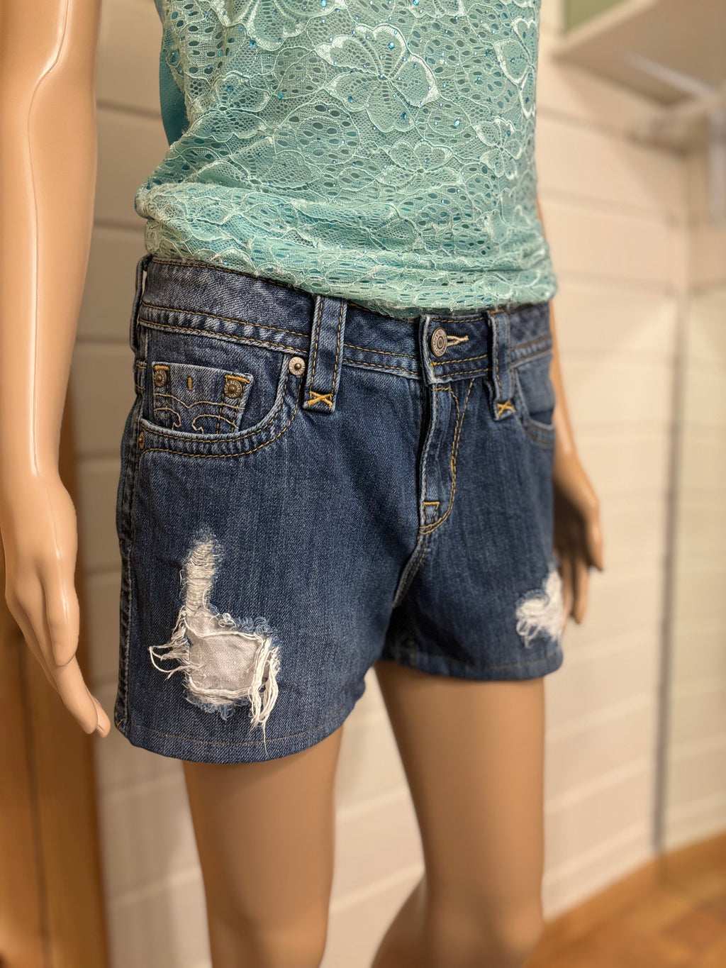 Rock Revival Denim Shorts