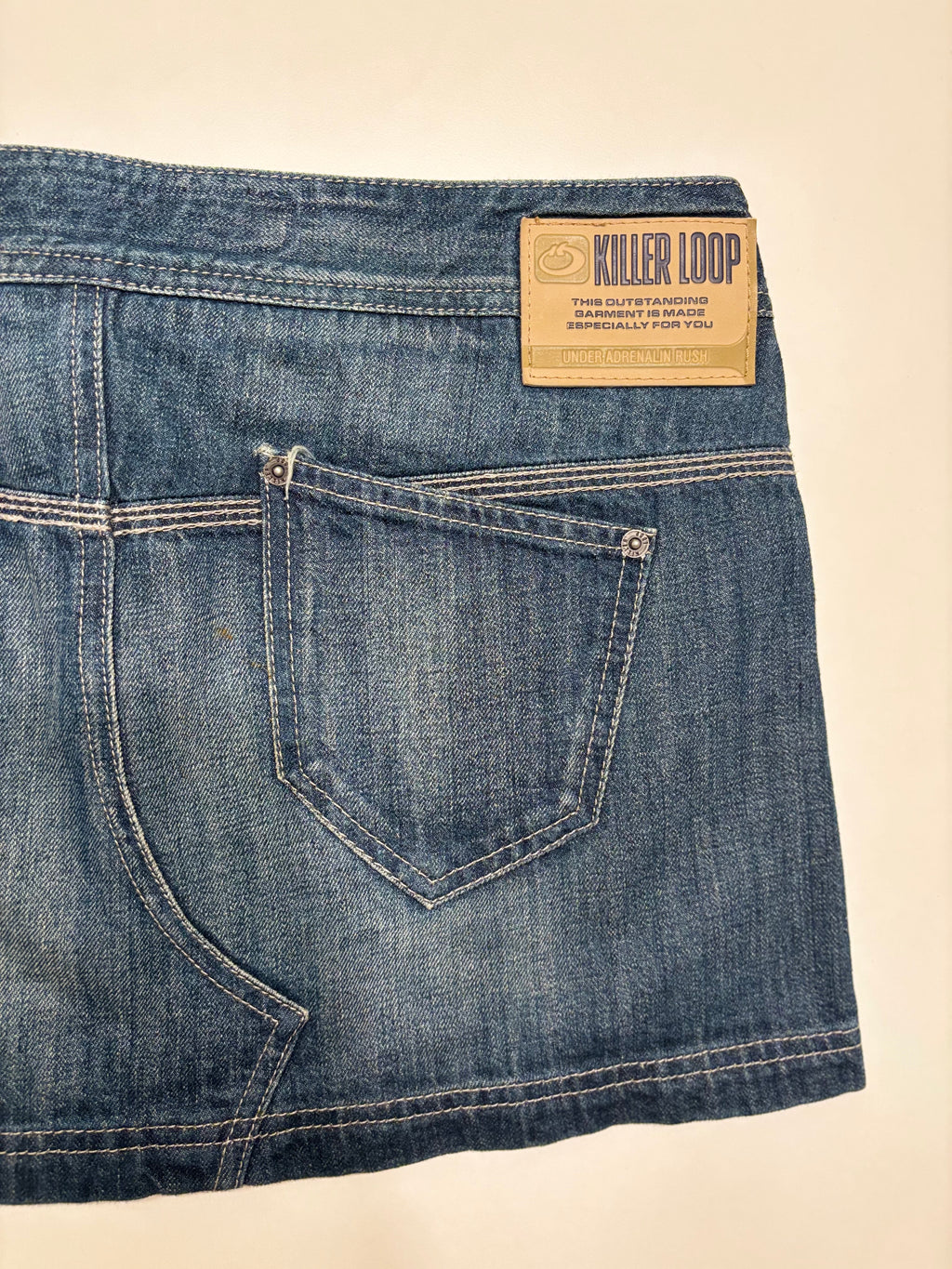 Mini Denim Skjørt