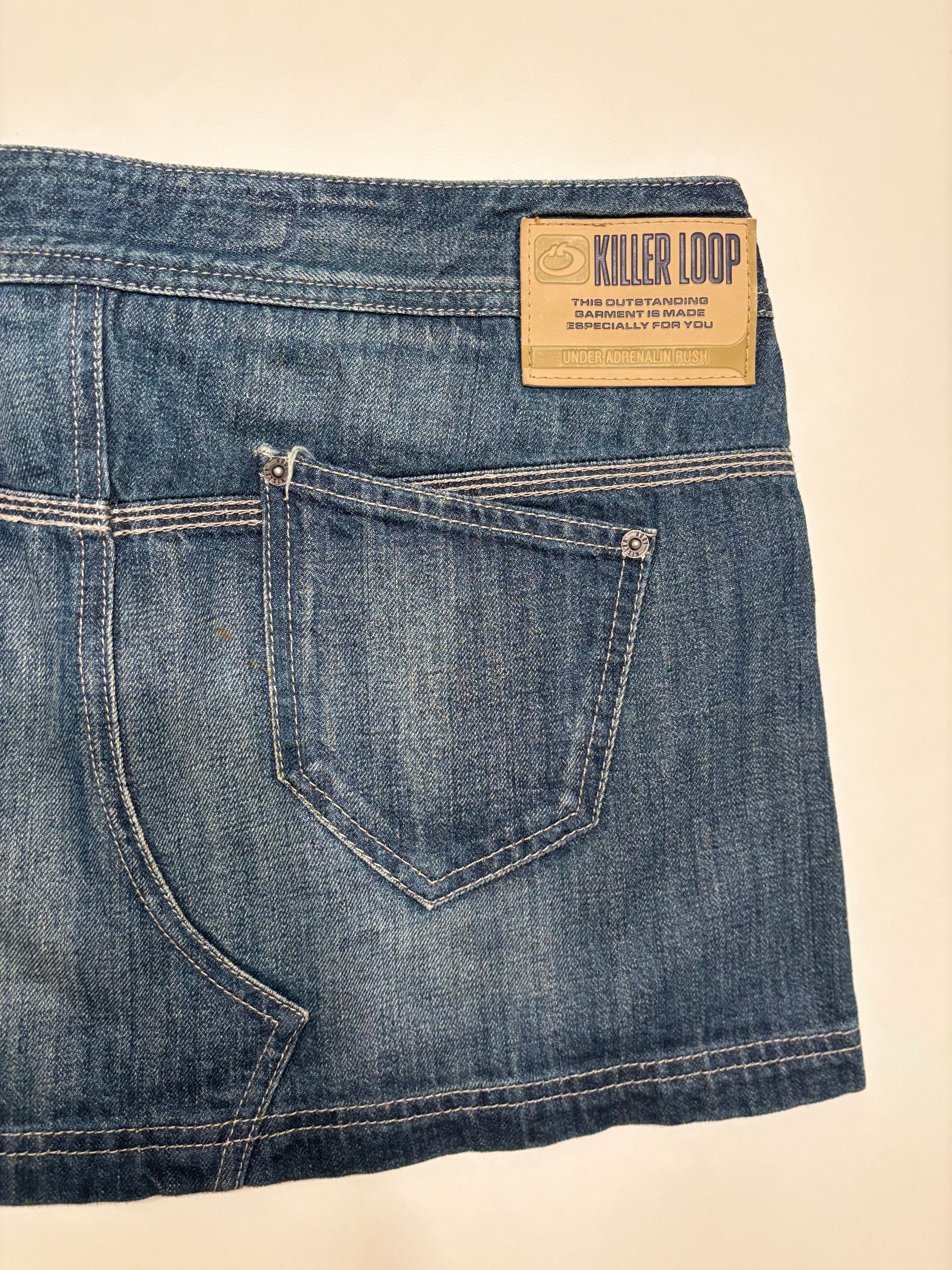 Mini Denim Skjørt