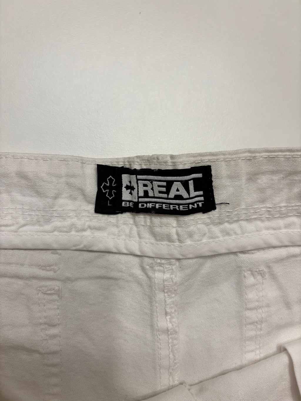 Hvit Denim Shorts