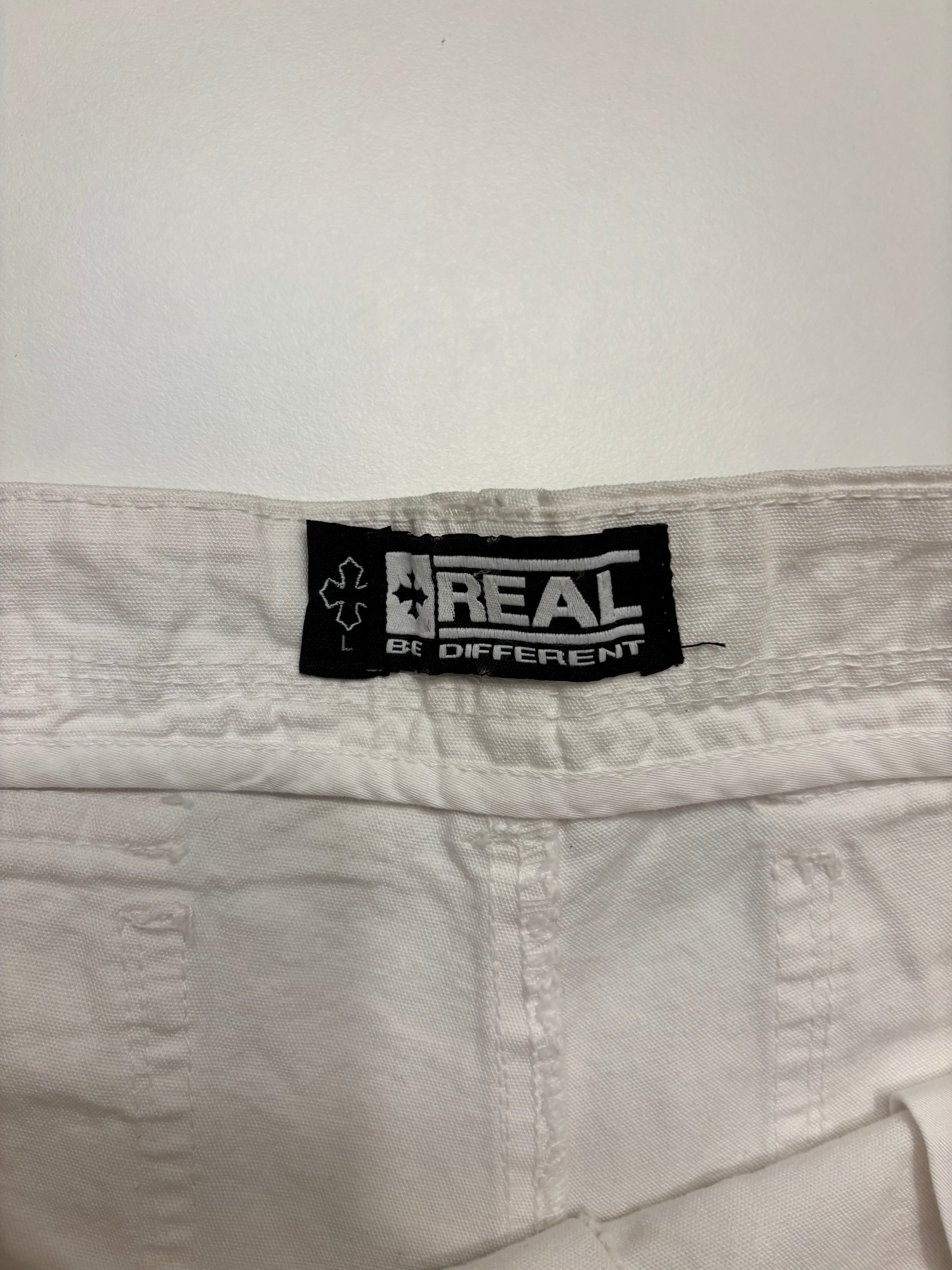 Hvit Denim Shorts