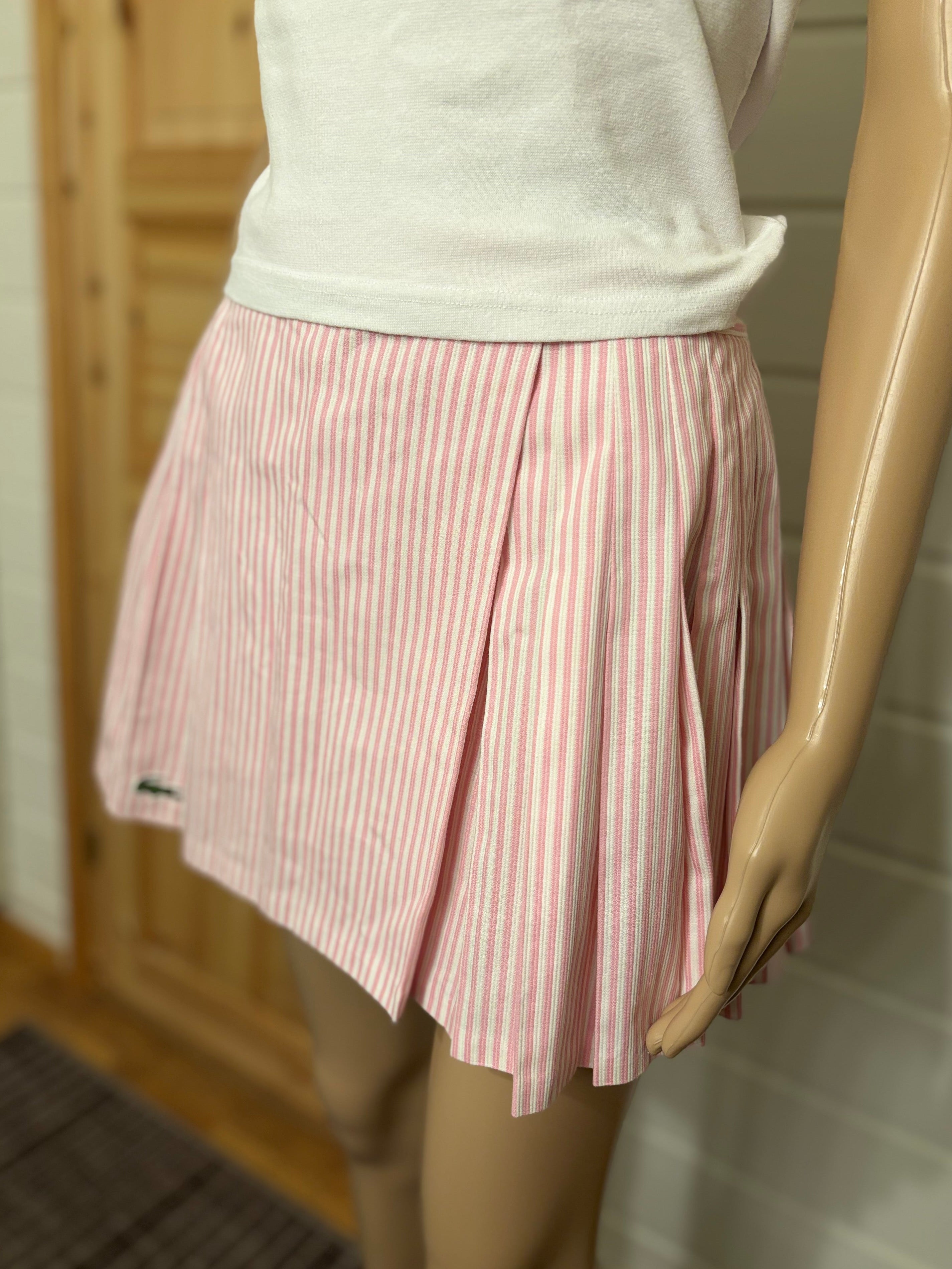 Rosa Lacoste Tennisskjørt