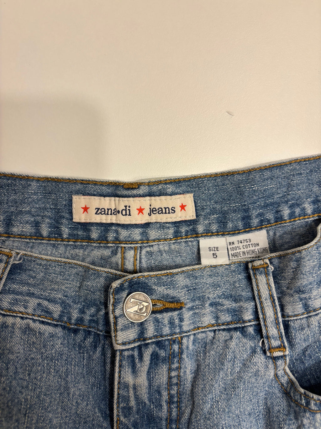 Lyseblå Denim Shorts